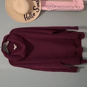 Terra sky 20/22 purple/maroon sweater